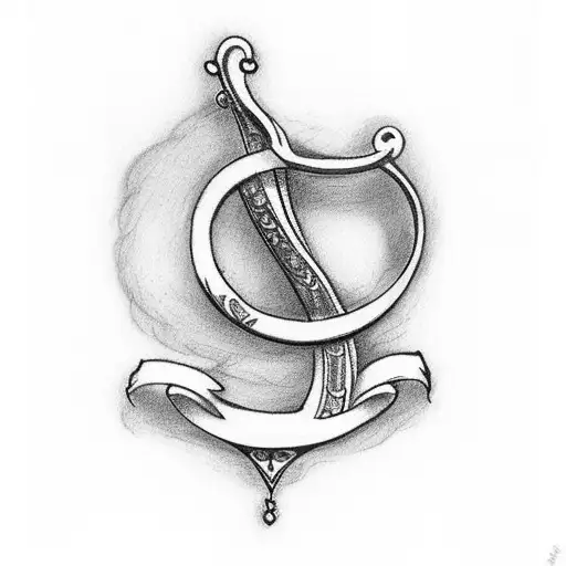 a very dainty feminine tattoo of an Irish harp, I want it fineline and quite delicate  tattoo design idea