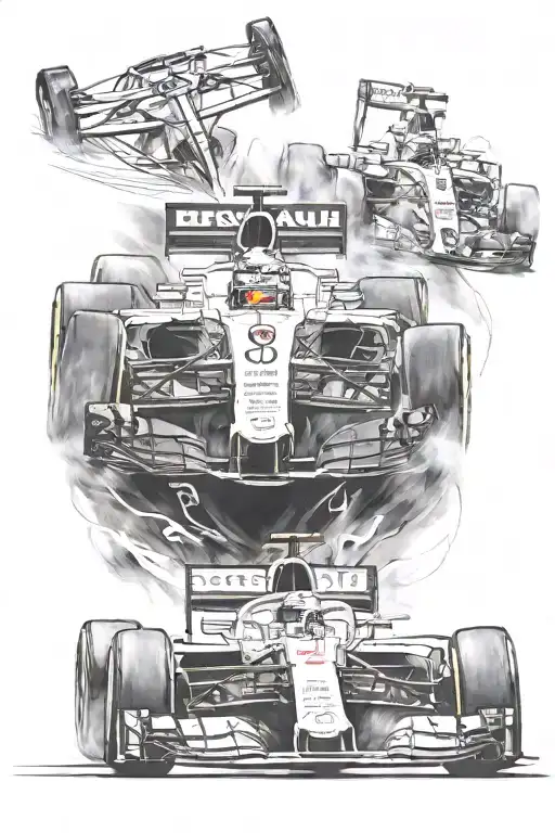 Lewis Hamilton formula 1 tattoo design idea