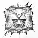 window to apocalypse  tattoo design idea