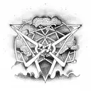 window to apocalypse  tattoo design idea