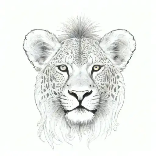 African safari neck tattoo tattoo design idea