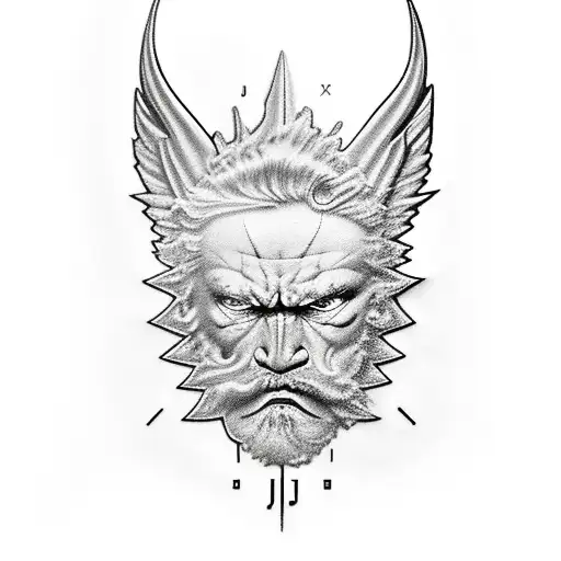 jupiter dios tattoo design idea