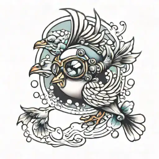 chick diving tattoo design tattoo design idea