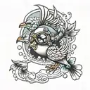 chick diving tattoo design tattoo design idea