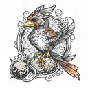 chick diving tattoo design tattoo design idea