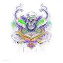 karma tattoo design idea