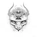 torn skin  tattoo design idea