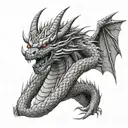 King Ghidorah tattoo design idea