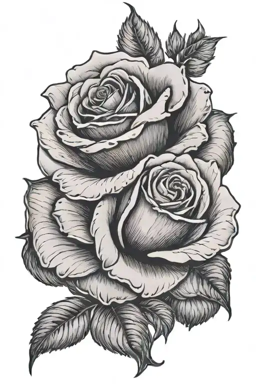 rose tattoo Isaiah 41:10 tattoo design idea