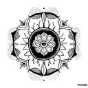 Mandala tattoo design idea