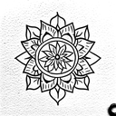 Mandala tattoo design idea