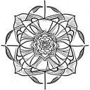 Mandala tattoo design idea