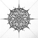Mandala tattoo design idea