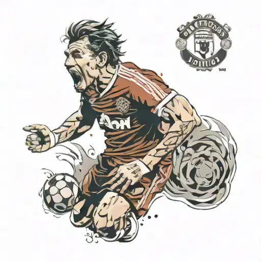 man utd tattoo design idea