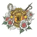man utd tattoo design idea
