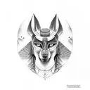 anubis 1993 tattoo design idea