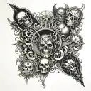 7 deadly sins vs 7 tattoo design idea