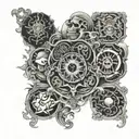 7 deadly sins vs 7 tattoo design idea