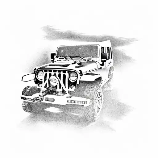 Jeep  tattoo design idea