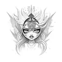 bratz tattoo design idea