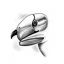 Toucan tattoo design idea