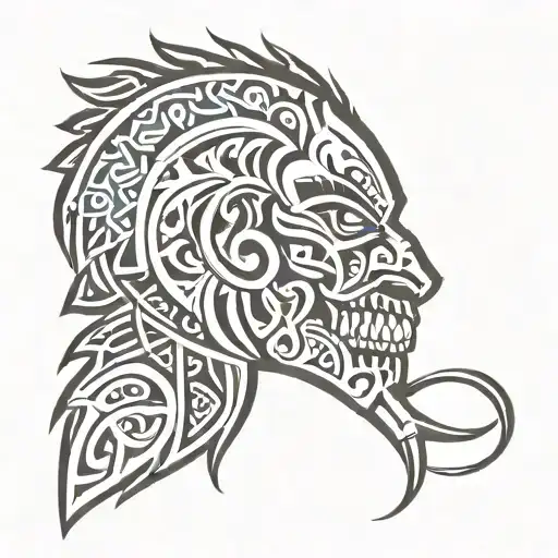 tribal tattoo tattoo design idea