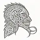 tribal tattoo tattoo design idea