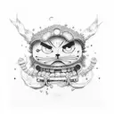 luffy com 3d2y tattoo design idea
