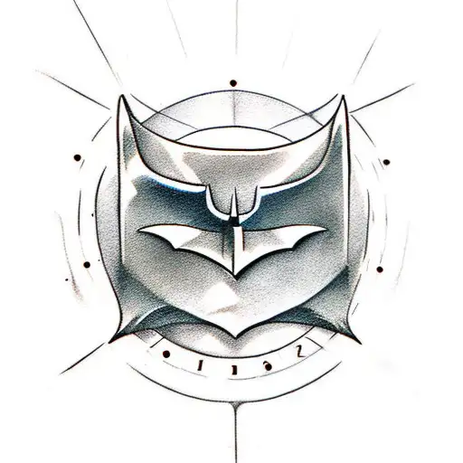 Batman Logo with Joker Switchblade... - PermaGrafix Tattoo | Facebook