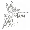 mama tried tattoo design idea