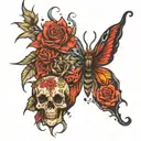 bipolar and addictiom high and lows tattoo design idea