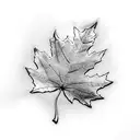 Maple Leaf tattoo design idea
