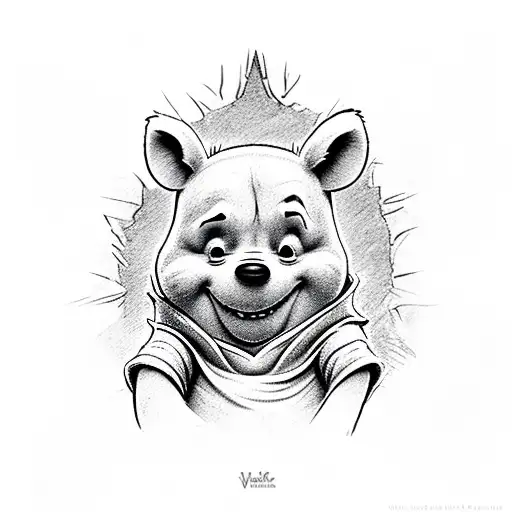 " you are smarter then you think, stronger then you know, and braver then you belive" with winnie the pooh tattoo design idea