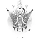 Virgo and Aquarius tattoo design idea