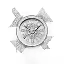 3 Roman numerals  tattoo design idea