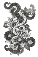 ayahuasca Bali traditional inspired tattoo tattoo design idea