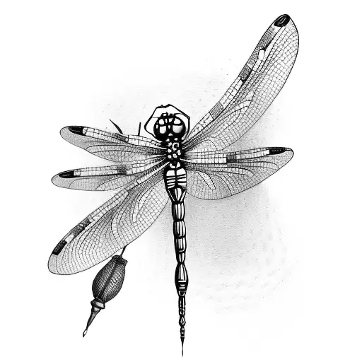 Dragonfly tattoo design idea