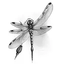 Dragonfly tattoo design idea