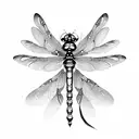Dragonfly tattoo design idea