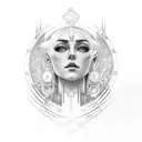 Illyrian Queen Teauta  tattoo design idea