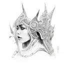 Illyrian Queen Teauta  tattoo design idea