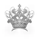 Prince Crown tattoo design idea