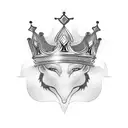 Prince Crown tattoo design idea