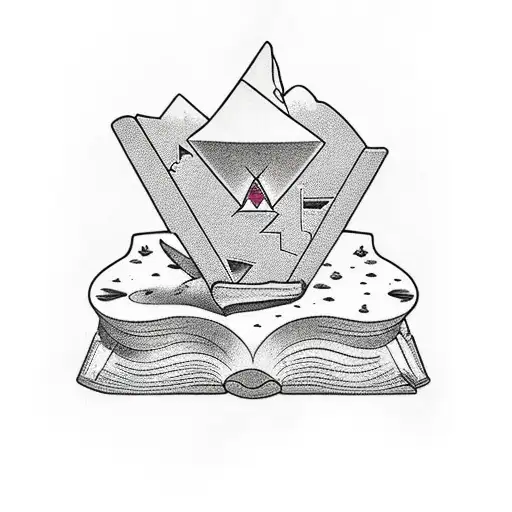 gravity falls books tattoo design idea
