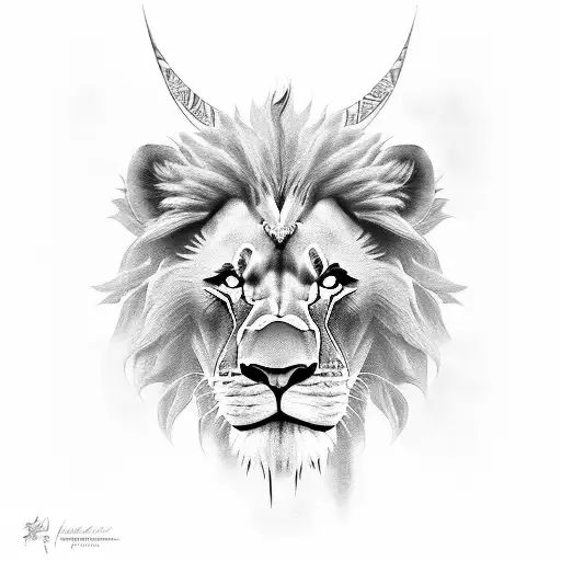 lion king tattoo design idea