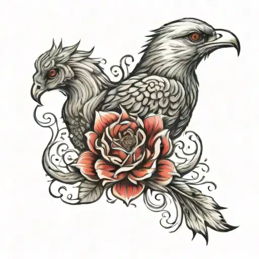 V Versatile  E Empathetic  D Diligent  A Amiable  N Nurturing  T Tenacious tattoo design idea