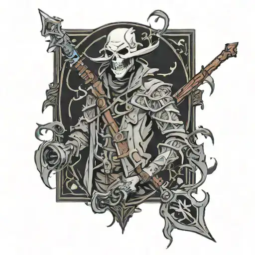 bloodborne hunters Mark from Bloodborne tattoo design idea