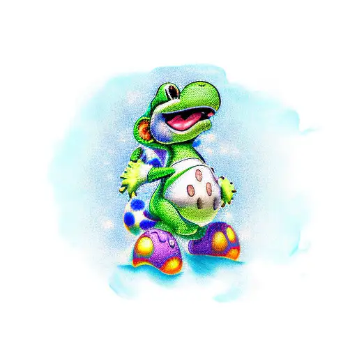 yoshi  tattoo design idea