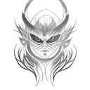 itachi black crows tattoo design idea