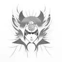 itachi black crows tattoo design idea